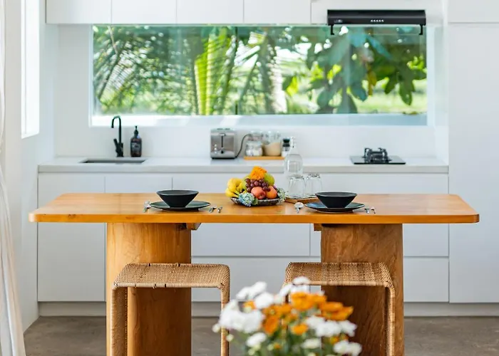 Private 1br Pool In Canggu, Closable Livingroom, 5mins Ride To Atlas Club