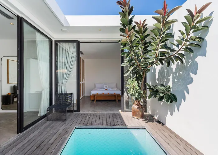 Private 1br Pool In Canggu, Closable Livingroom, 5mins Ride To Atlas Club ヴィラ *