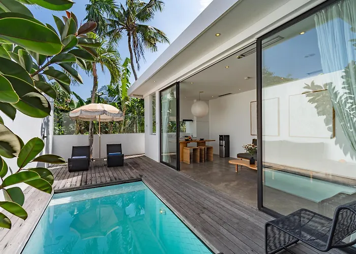 ヴィラ Private 1br Pool In Canggu, Closable Livingroom, 5mins Ride To Atlas Club チャングー