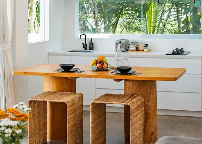 Private 1br Pool In Canggu, Closable Livingroom, 5mins Ride To Atlas Club ヴィラ *