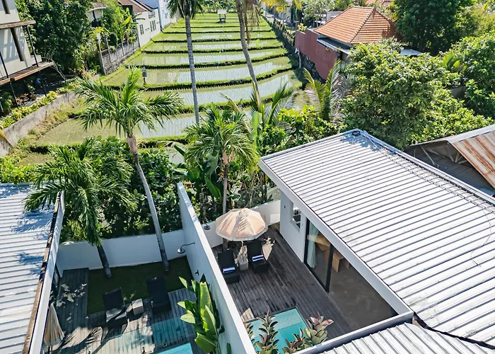 ヴィラ Private 1br Pool In Canggu, Closable Livingroom, 5mins Ride To Atlas Club