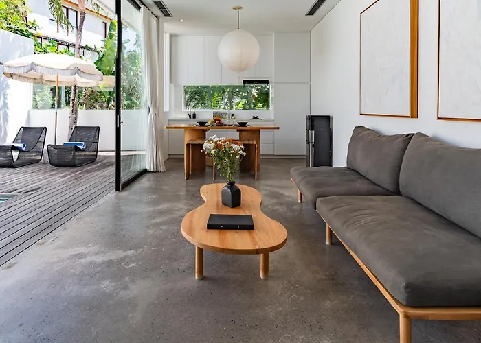 Private 1br Pool In Canggu, Closable Livingroom, 5mins Ride To Atlas Club ヴィラ チャングー