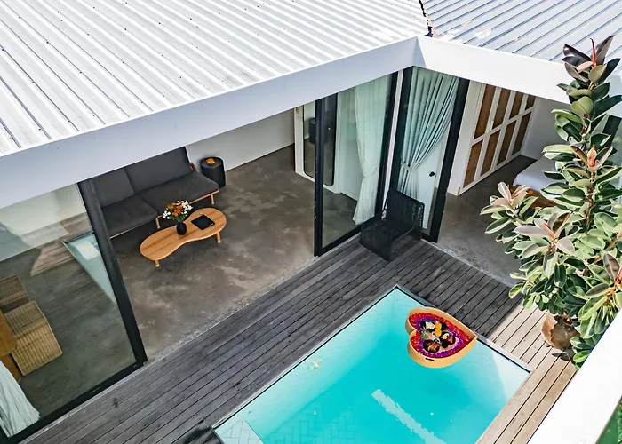 ヴィラ Private 1br Pool In Canggu, Closable Livingroom, 5mins Ride To Atlas Club チャングー