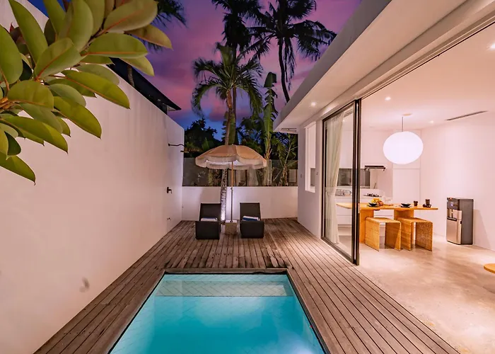 ヴィラ Private 1br Pool In Canggu, Closable Livingroom, 5mins Ride To Atlas Club チャングー