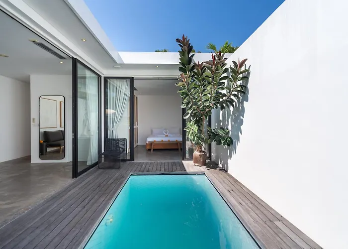 Private 1br Pool In Canggu, Closable Livingroom, 5mins Ride To Atlas Club ヴィラ チャングー