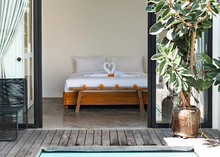 Private 1br Pool In Canggu, Closable Livingroom, 5mins Ride To Atlas Club ヴィラ