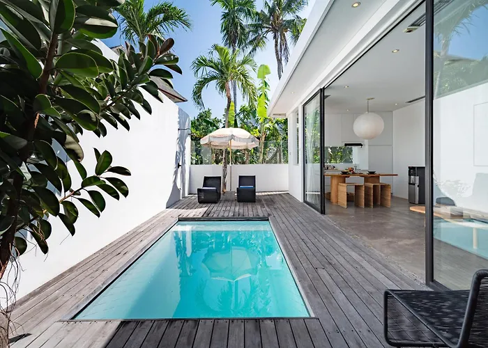ヴィラ Private 1br Pool In Canggu, Closable Livingroom, 5mins Ride To Atlas Club *