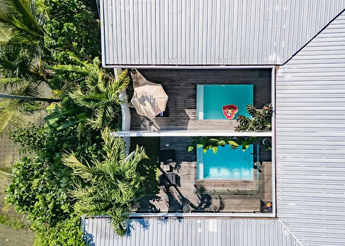 Private 1br Pool In Canggu, Closable Livingroom, 5mins Ride To Atlas Club チャングー