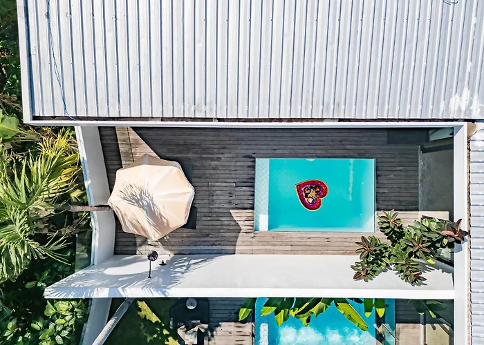 Private 1br Pool In Canggu, Closable Livingroom, 5mins Ride To Atlas Club ヴィラ *